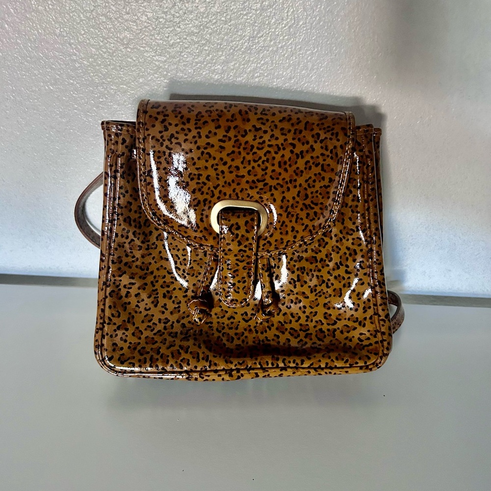 Leopard Print Bottega Veneta mini backpack